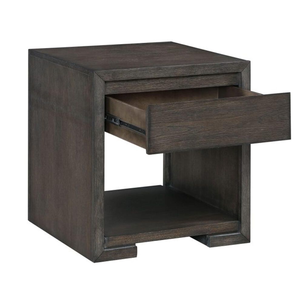 Steve Silver Evan End Table in Walnut Brown, , large