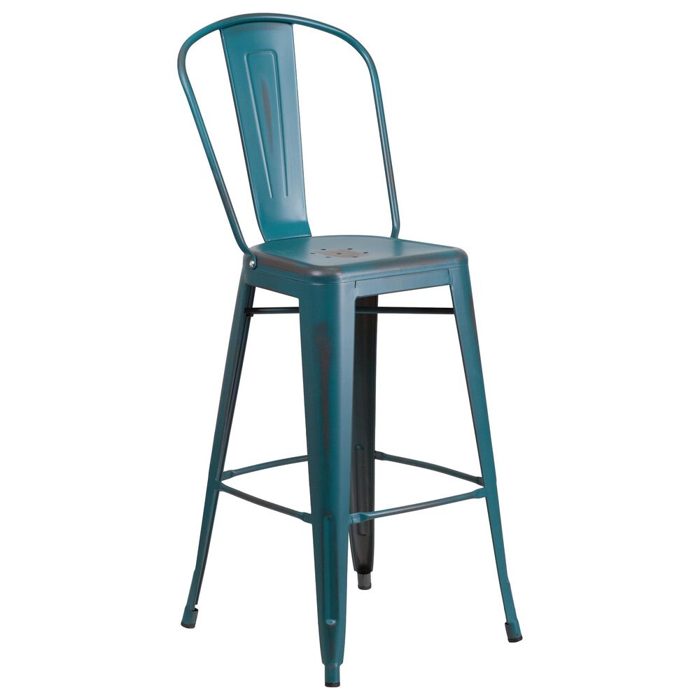 Flash Furniture 30" Barstool in Blue, , large