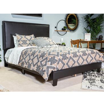 Signature Design by Ashley Mesling Queen Platform Bed in Dark Brown, , large