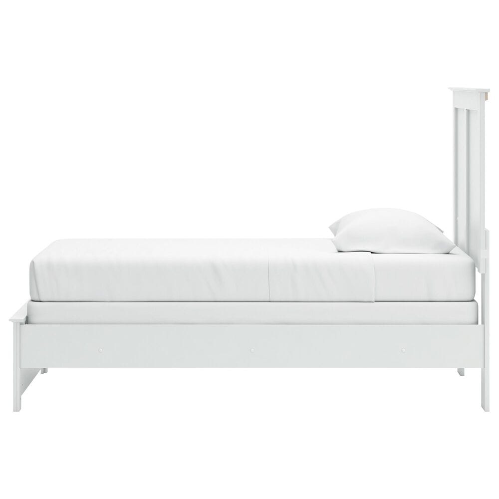 Ashley Bostwick Shoals 5-Piece Twin Panel Bedroom Set in White, , large