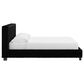 Ashley Zuraleus California King Upholstered Platform Bed with Two Nightstands in Matte Black, , large