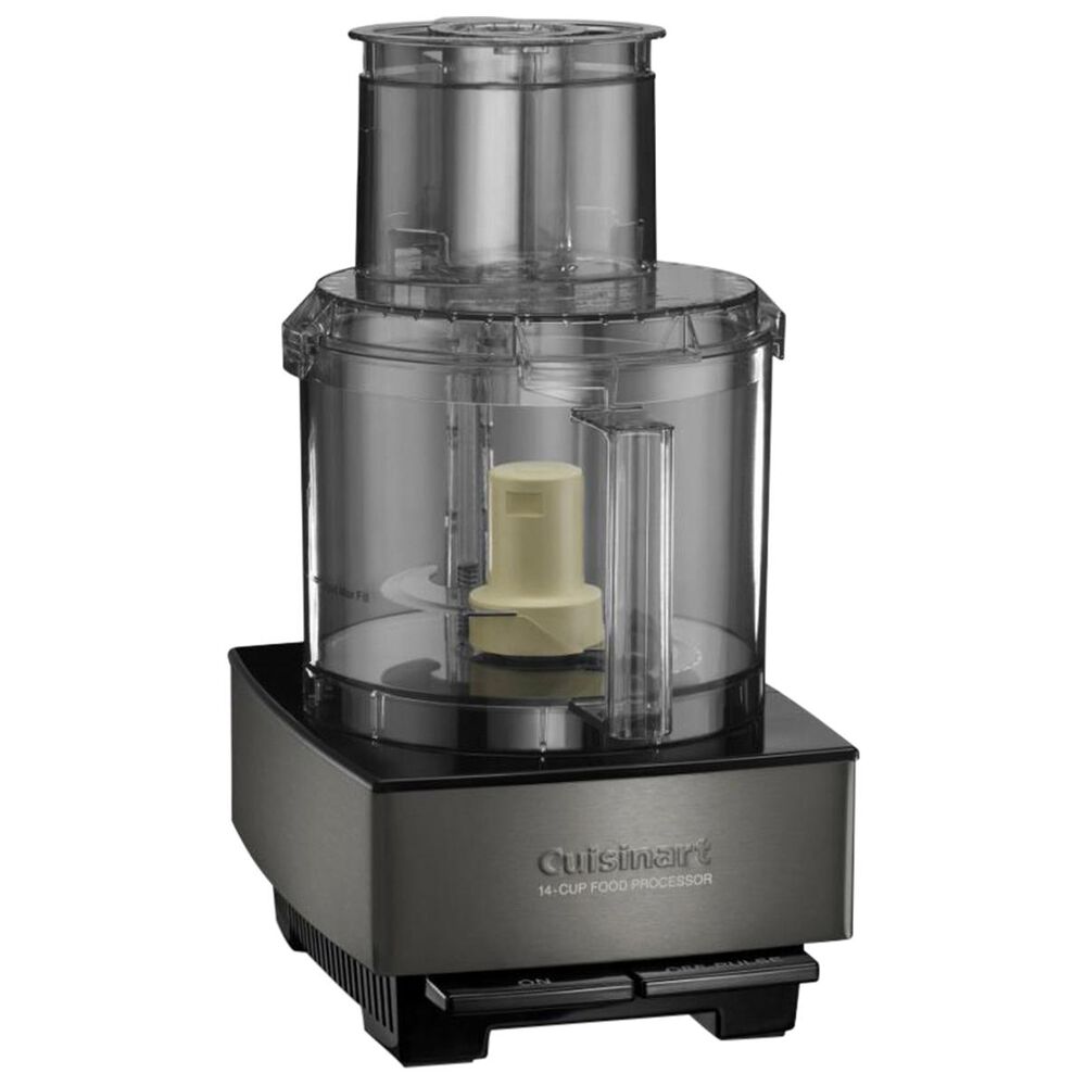 Cuisinart 14 Cup Food Processor in Black Stainless Nebraska Furniture