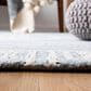Safavieh Micro-Loop MLP173M 8" x 10" Light Blue and Ivory Area Rug, , large