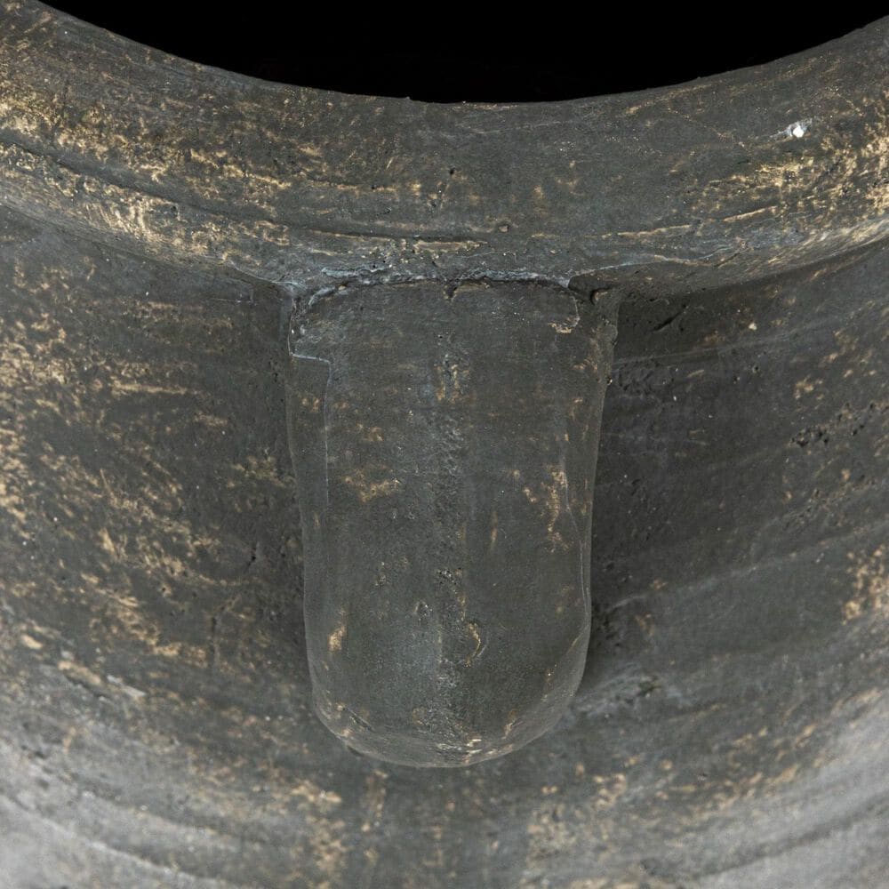 Creative Coop Whitewashed Terra-Cotta Urn in Grey, , large