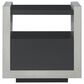 Furniture of America Anderson End Table in Black/Cement, , large