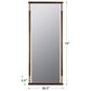 Stickley Furniture Walnut Grove Floor Mirror in Walnut, , large