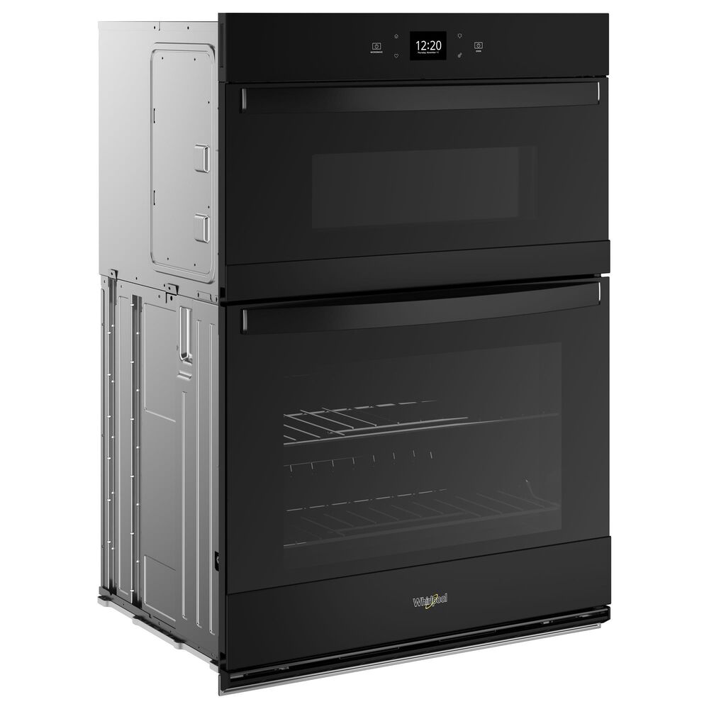 Whirlpool 30&quot; Smart Built-In Electric Combination Wall Oven with Air Fry in Black, , large
