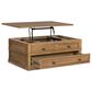 Ashley Sharlance Lift Top Cocktail Table in Light Brown, , large