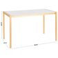 Lumisource Fuji Dining Table in White/Gold, , large