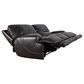 Sienna Designs Power Reclining Sofa with Power Headrest in Stampede Charcoal, , large