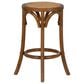 Linon Home Decor Rae Rattan Counter Stool in Rich Walnut, , large