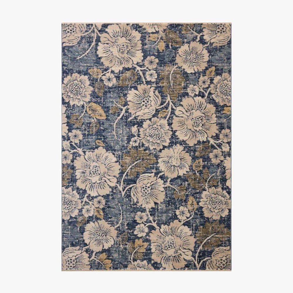 Loloi Eileen Denim and Natural 2"6" x 7"6" Runner, , large