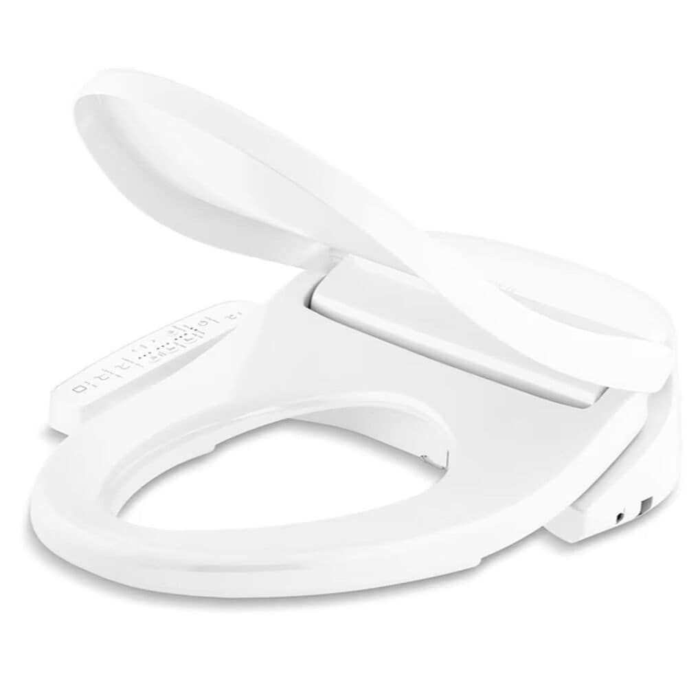 Kohler PureWash E580 Round-Front Bidet Toilet Seat in White, , large