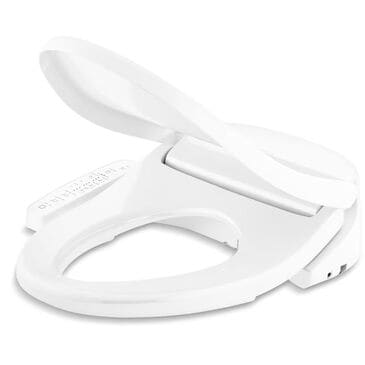 Kohler PureWash E580 Round-Front Bidet Toilet Seat in White, , large
