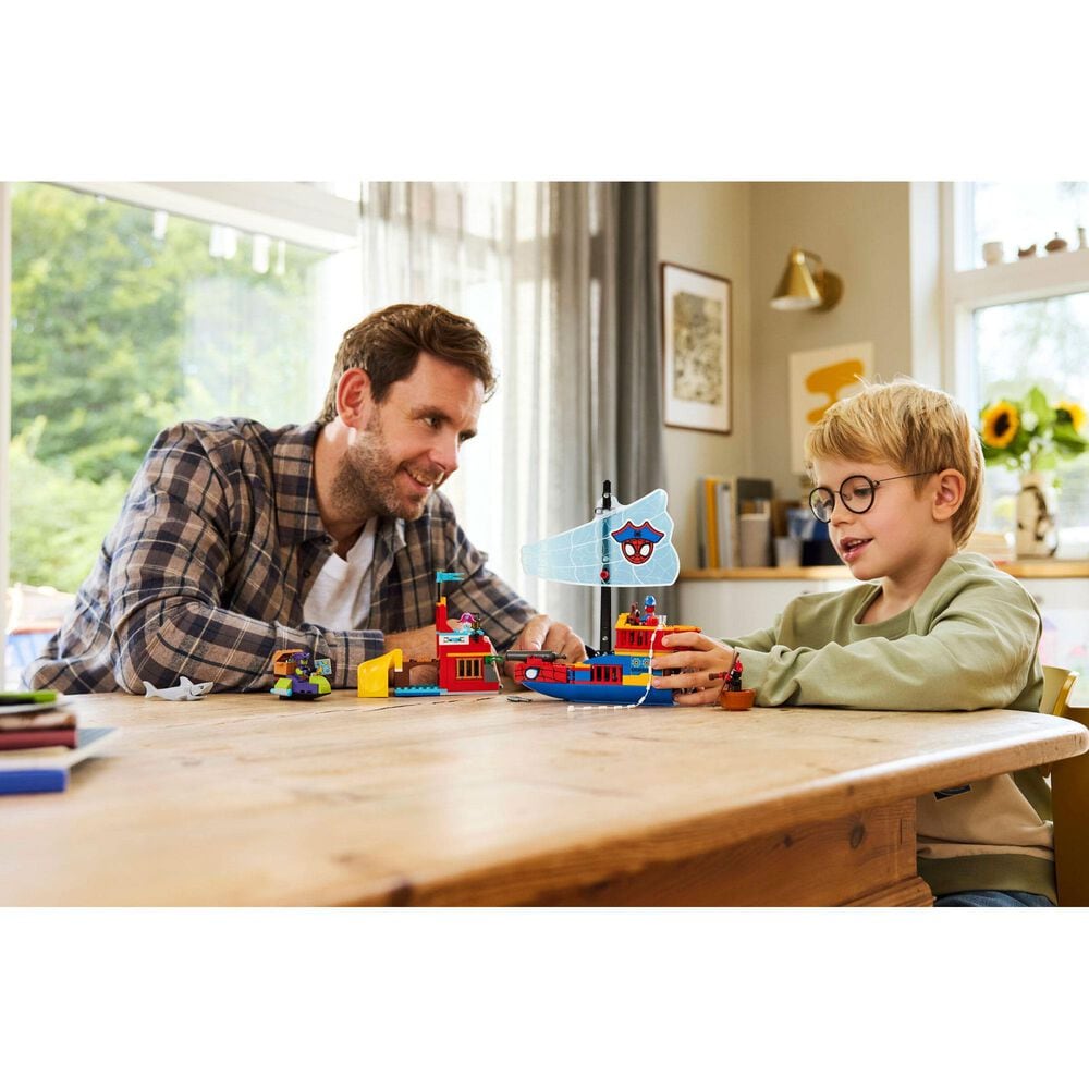 LEGO Marvel Pirate Ship of Spidey's Team Building Set, , large