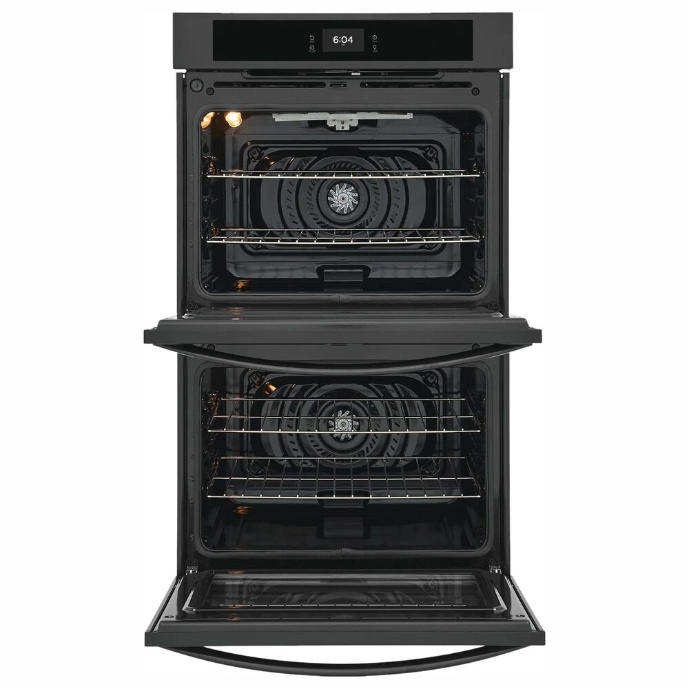 Frigidaire 30" Double Electric Wall Oven with Fan Convection in Black Nebraska Furniture Mart