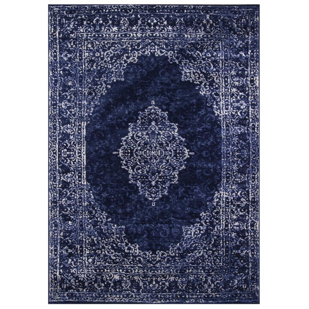 Momeni Monterey MO-03 8"6" x 11"6" Blue Area Rug, , large