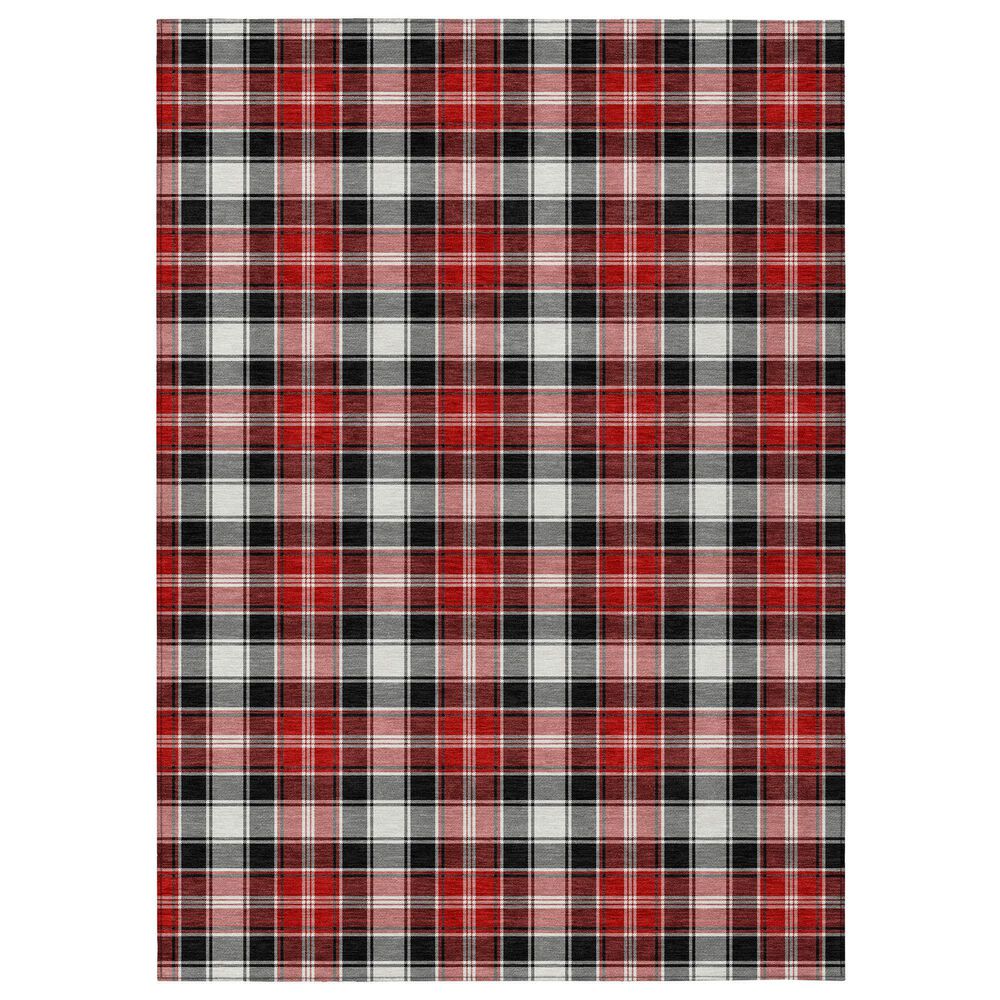 Dalyn Rug Company Wonderland WN25 5" x 7"6" Black Indoor/Outdoor Area Rug, , large