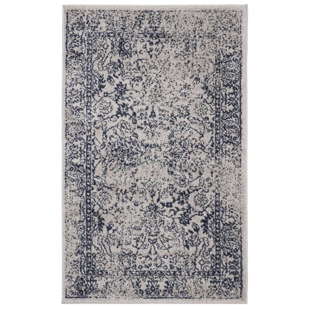 Safavieh Adirondack ADR109P 3" x 5" Grey and Navy Area Rug, , large