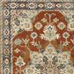 Oriental Weavers Branson Oriental Medallion 3"3" x 5" Rust and Beige Area Rug, , large