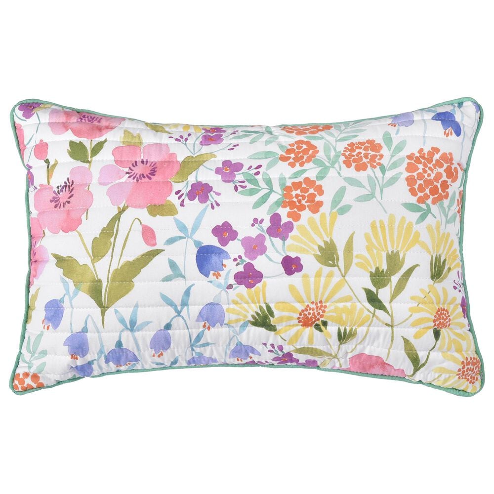 J. Queen New York Jules 12" x 20" Lumbar Pillow in Turquoise, , large