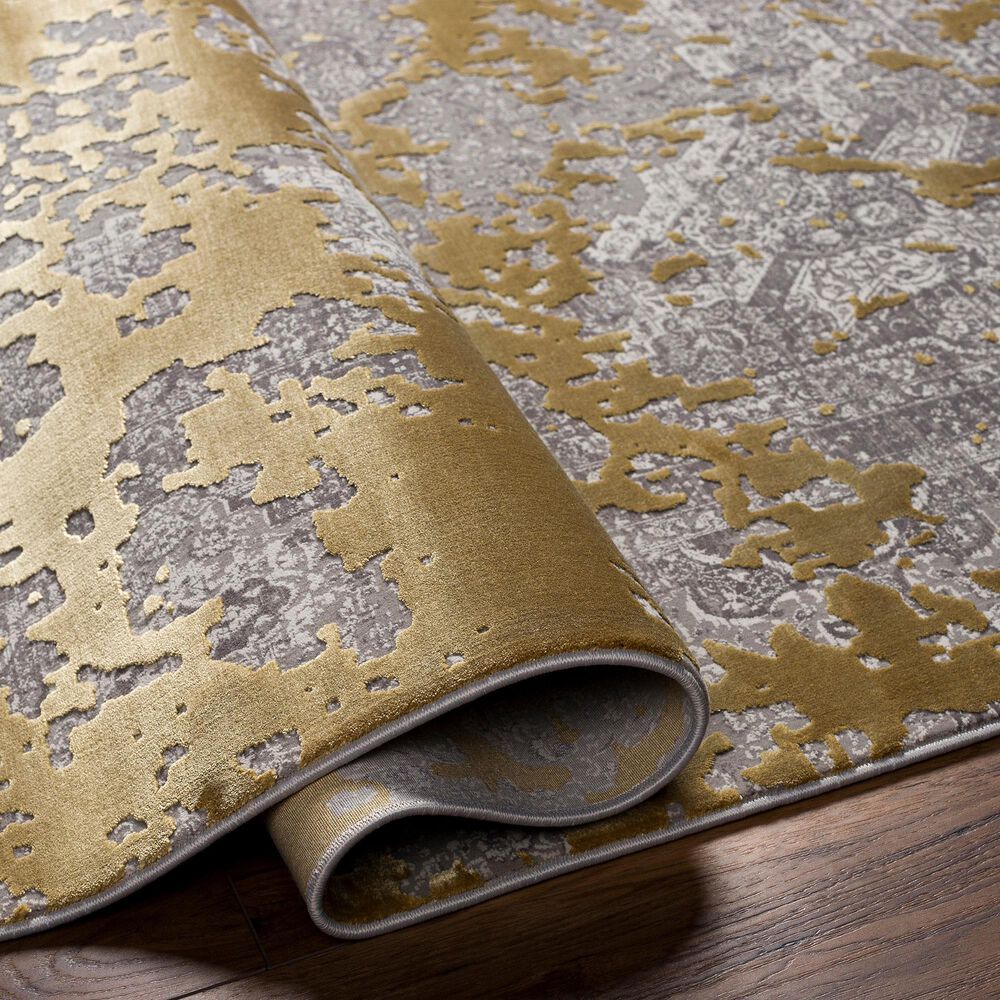 Surya Solar 7&#39;6&quot; x 11&#39;2&quot; Gray, Tan, Medium Brown and Medium Gray Area Rug, , large