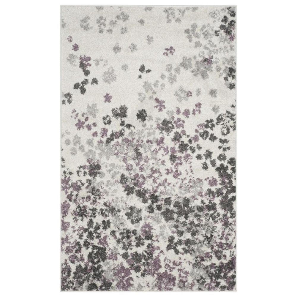 Safavieh Adirondack ADR115L 3' x 5' Ivory and Purple Area Rug, , large