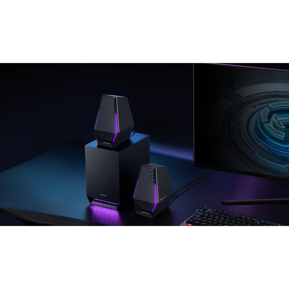 Edifier G1500 Max 2.1 Gaming Speaker System with RGB Lights in Black, , large