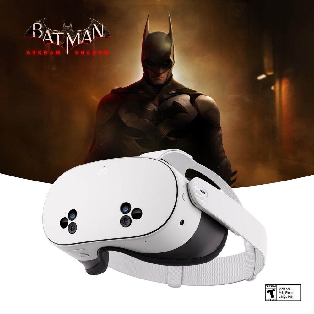 Meta Quest 3S 128GB - Get Batman: Arkham Shadow and a 3-Month Trial of Meta Quest+ Included - All-in-One Headset, , large