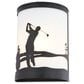 Vaxcel Links 1-Light Wall Sconce in Black, , large