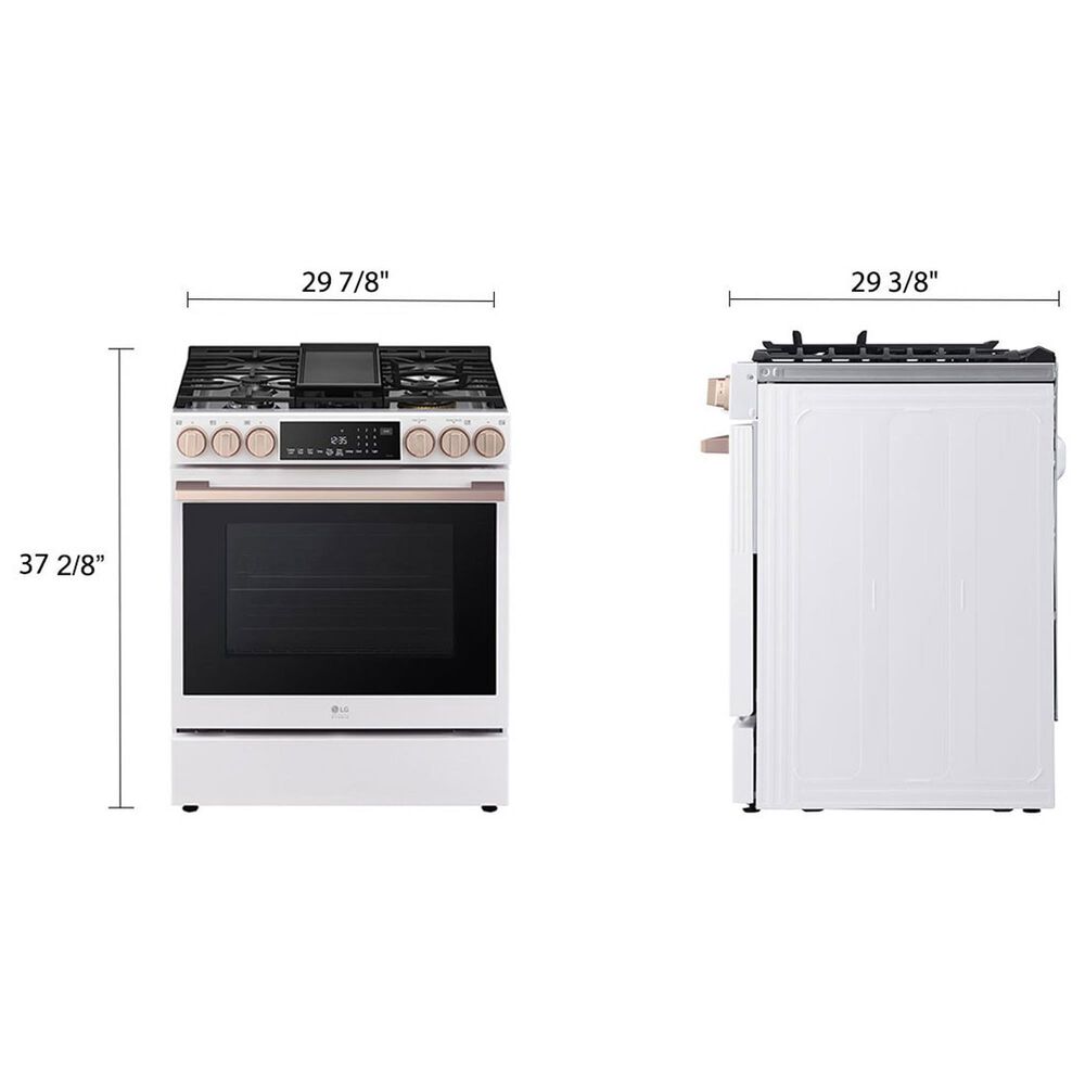 LG 6.3 Cu. Ft. Induction Slide-in Range in Essence White, , large