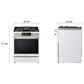 LG 6.3 Cu. Ft. Induction Slide-in Range in Essence White, , large