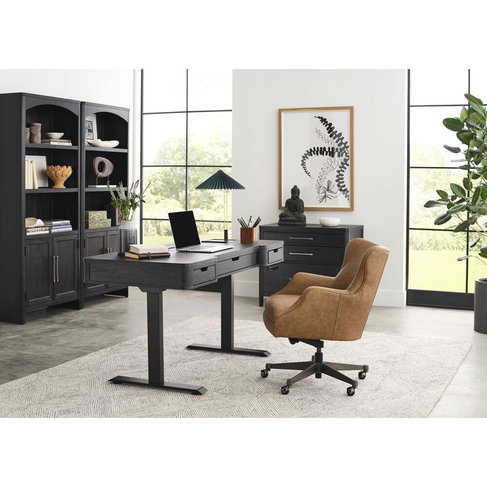 Riva Ridge Sloane 2-Door Bookcase in Mink, , large