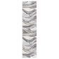 Safavieh Cyrus Shag CYR118G 2"2" x 11" Grey and Beige Runner, , large