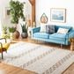 Safavieh Natura NAT854C 8" x 10" Ivory and Yellow Area Rug, , large
