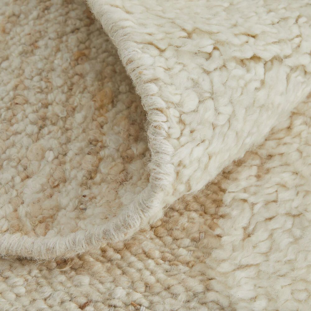 Feizy Ashby Geometric 3&#39;6&quot; x 5&#39;6&quot; Ivory and Beige Area Rug, , large