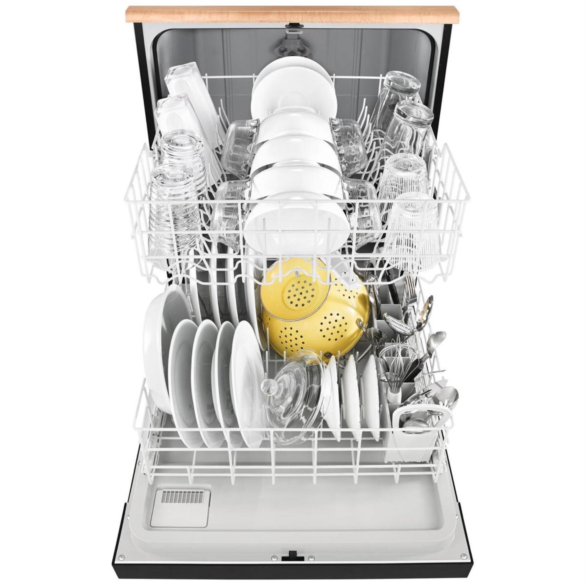 whirlpool black portable dishwasher
