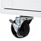 HOMLUX 55" Farmhouse Kitchen Island with Power Outlet in White, , large