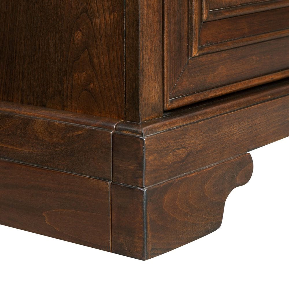 Riva Ridge Arlington Display Cabinet in Classic Brown, , large