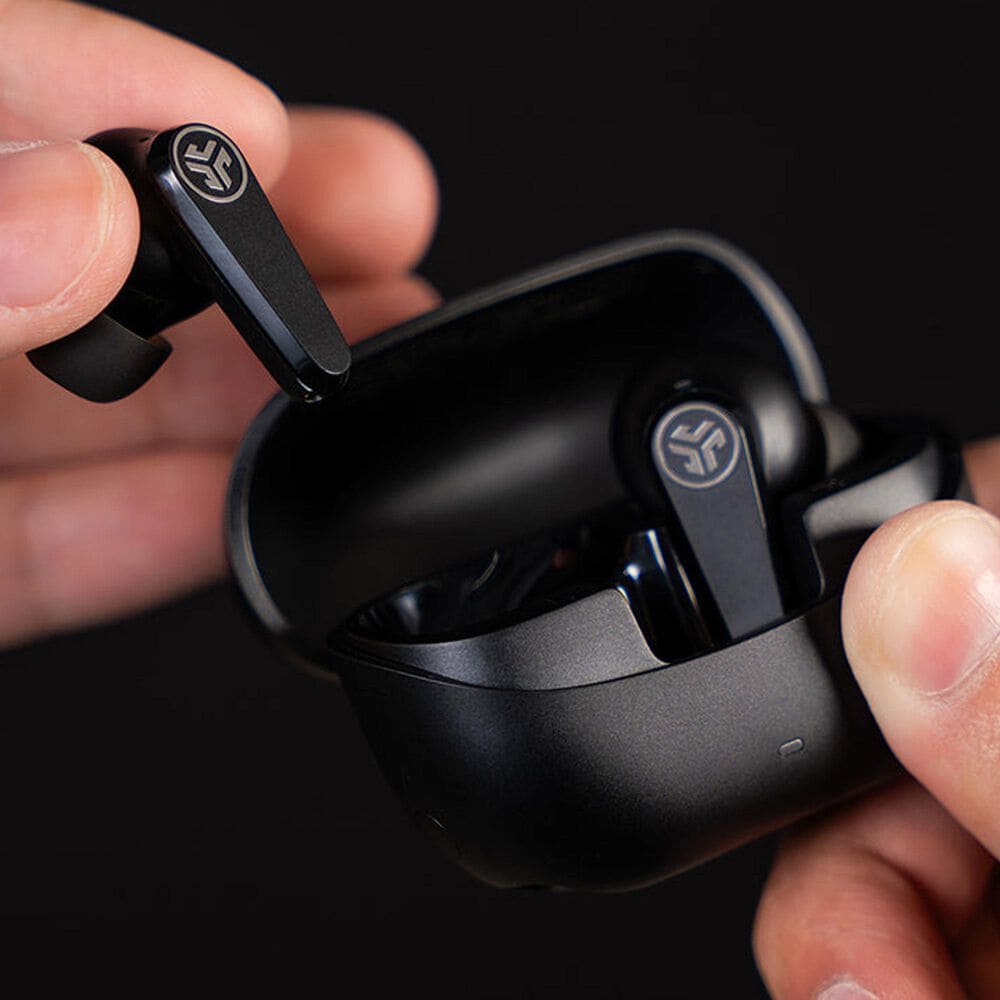 JLab Go Pods ANC True Wireless Earbuds in Black, , large