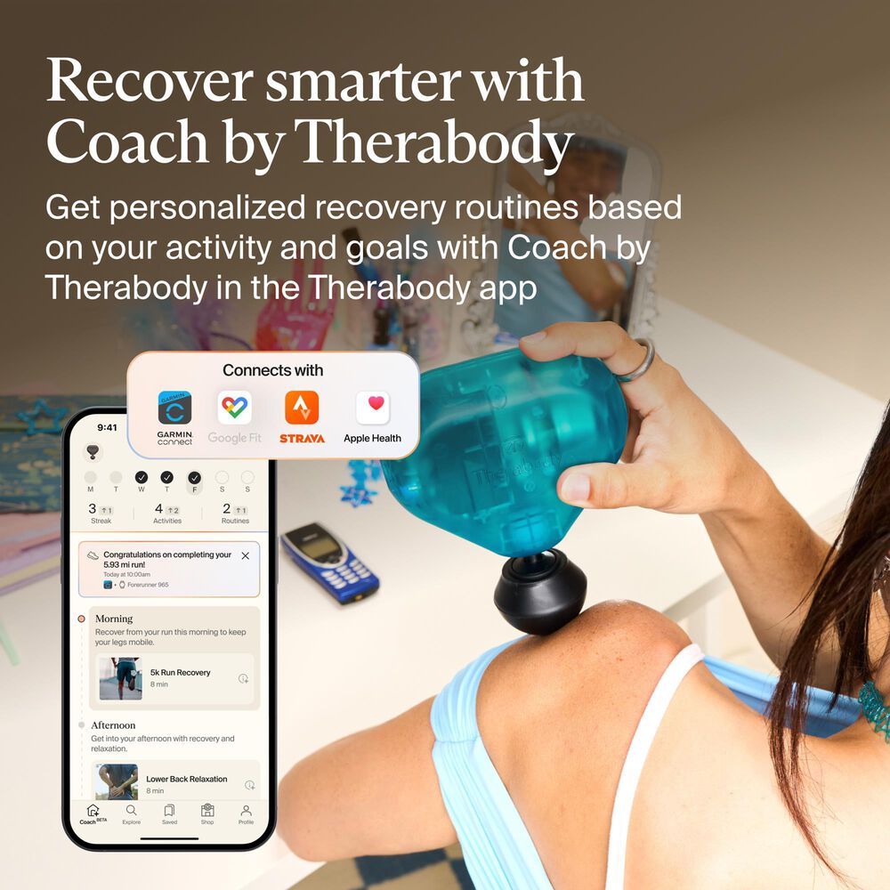 Therabody Theragun Mini Gen 3 Y2K Edition in Blue Raspberry, , large