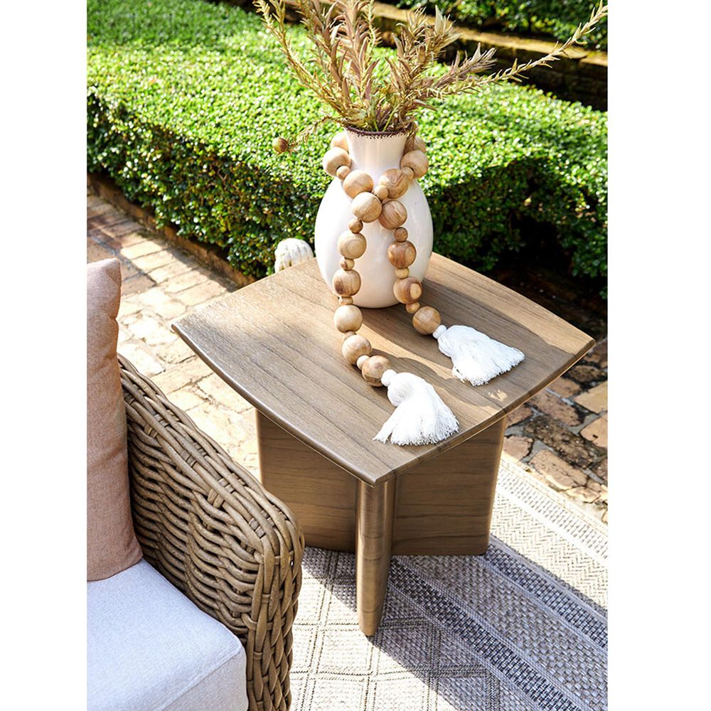 Venture Tamandayu Outdoor Square End Table in Java, , large