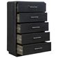 Millenium Rowanbeck 5-Drawer Chest in Black, , large