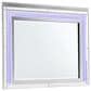 New Heritage Design Valentino Dresser Mirror in White and Silver, , large