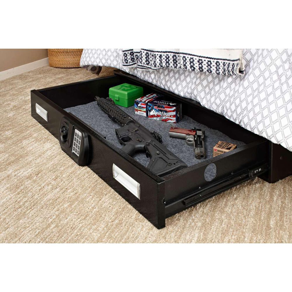Snapsafe Large Under Bed Safes in Black, , large
