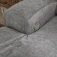 Benchcraft Coombs Double Power Reclining Loveseat with Console in Charcoal, , large