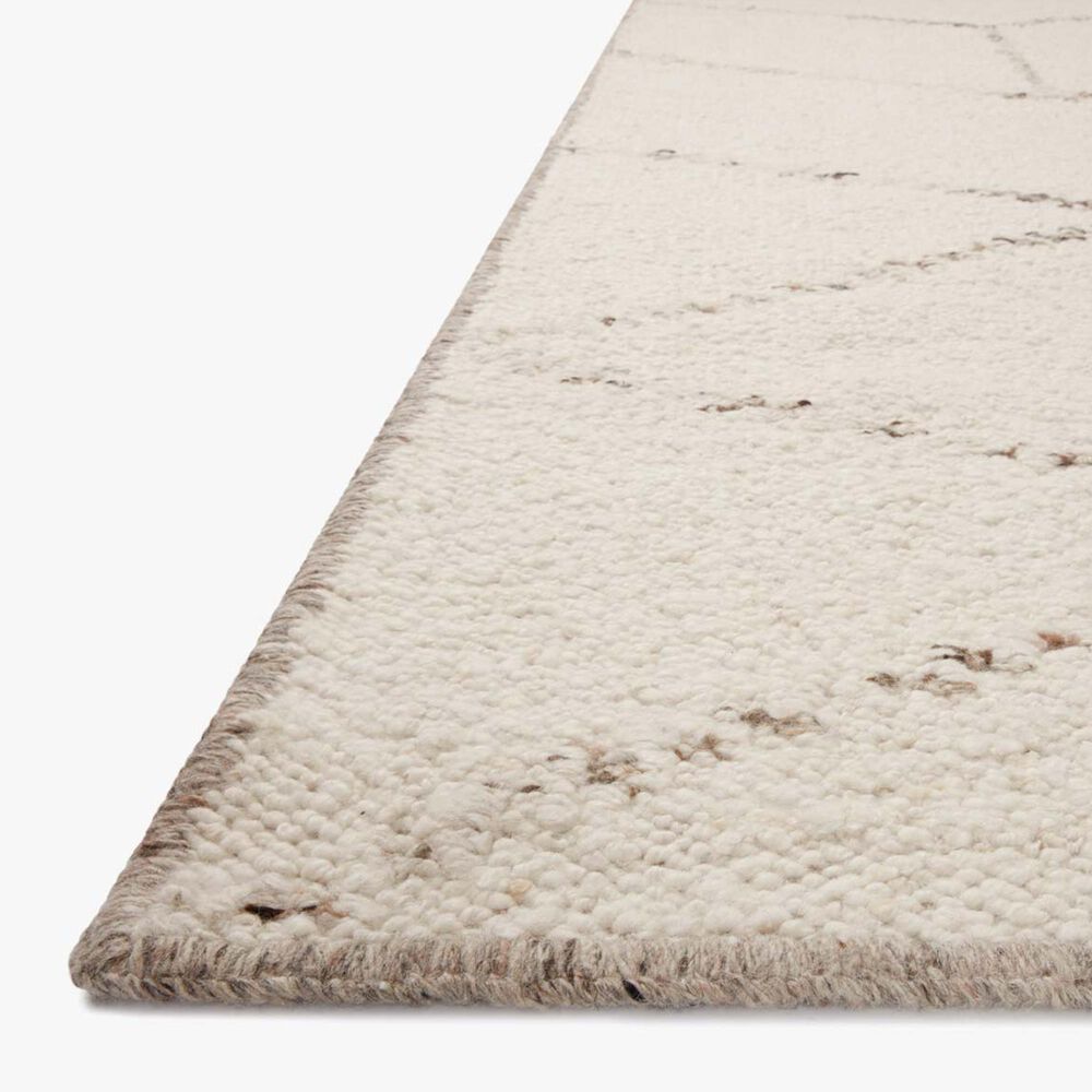 Loloi Wylder 2&#39; x 3&#39; Ivory and Bark Area Rug, , large