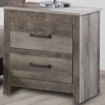 Seven Stars Langston 2 Drawer Nightstand in Manaslu Oak, , large