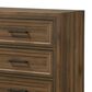 Crown Mark Lorraine 6 Drawer Dresser and Mirror in Brown, , large