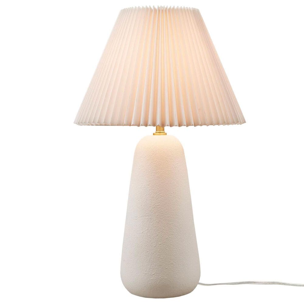 Hampton Park Veluna Table Lamp in Matte White, , large